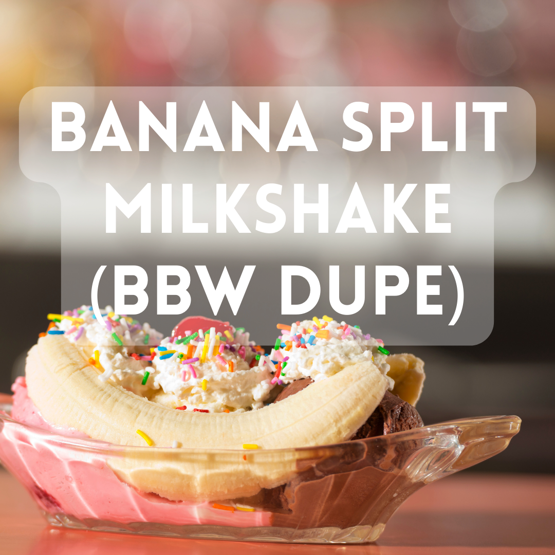 Banana Split Milkshake (BBW Dupe) - Premium Fragrance Oil