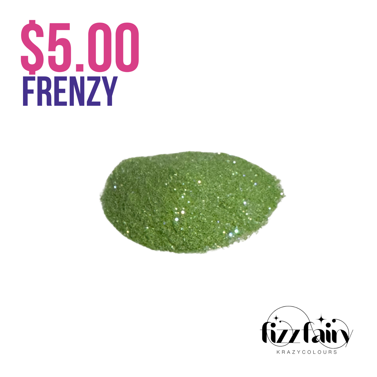 Iridescent Cosmetic Eco-Glitter - Margarita Lime - 50 grams