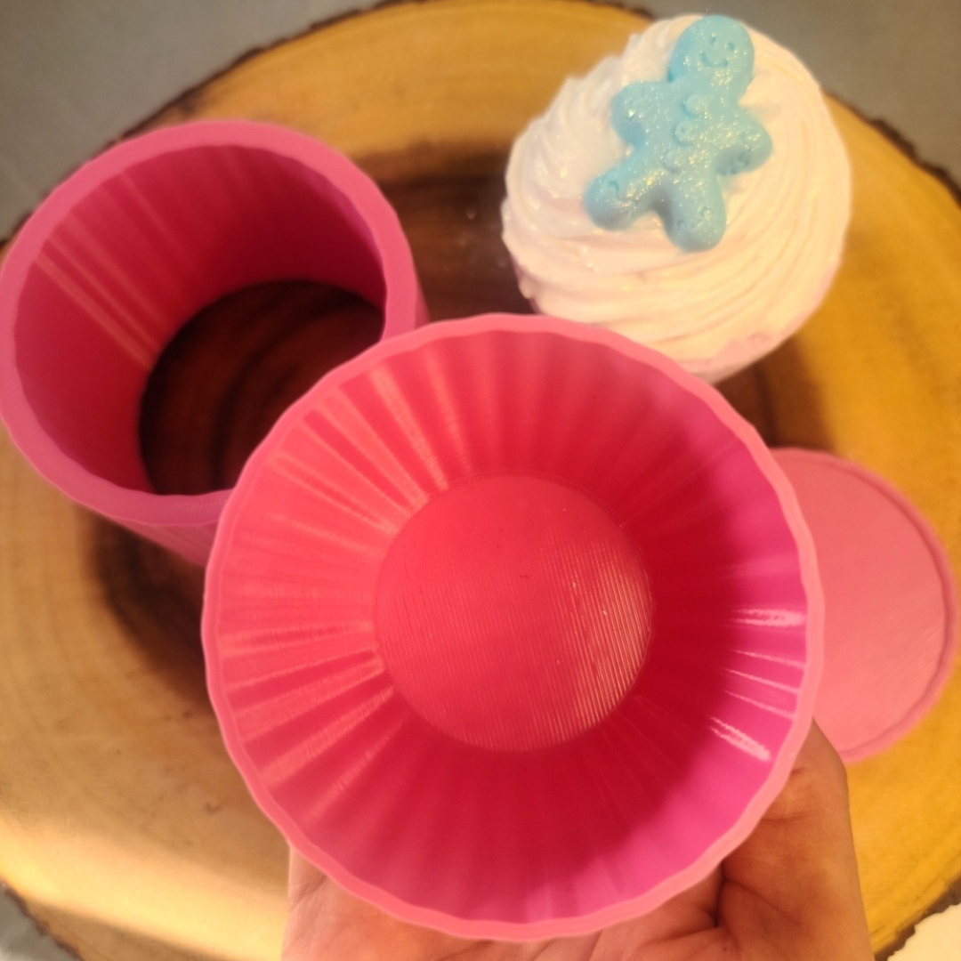 Cupcake Base - 3D Printed Mold