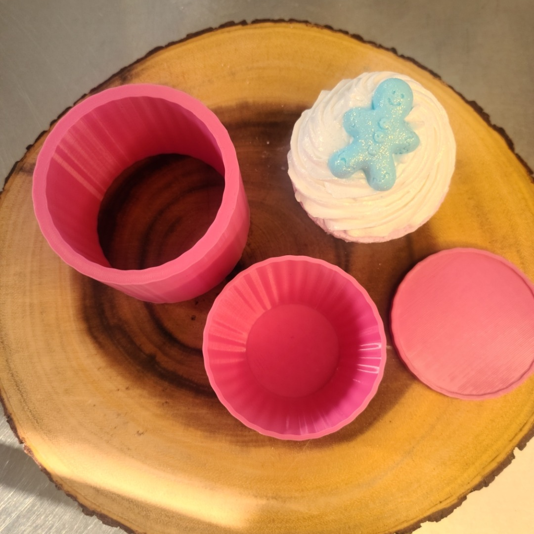 Cupcake Base - 3D Printed Mold