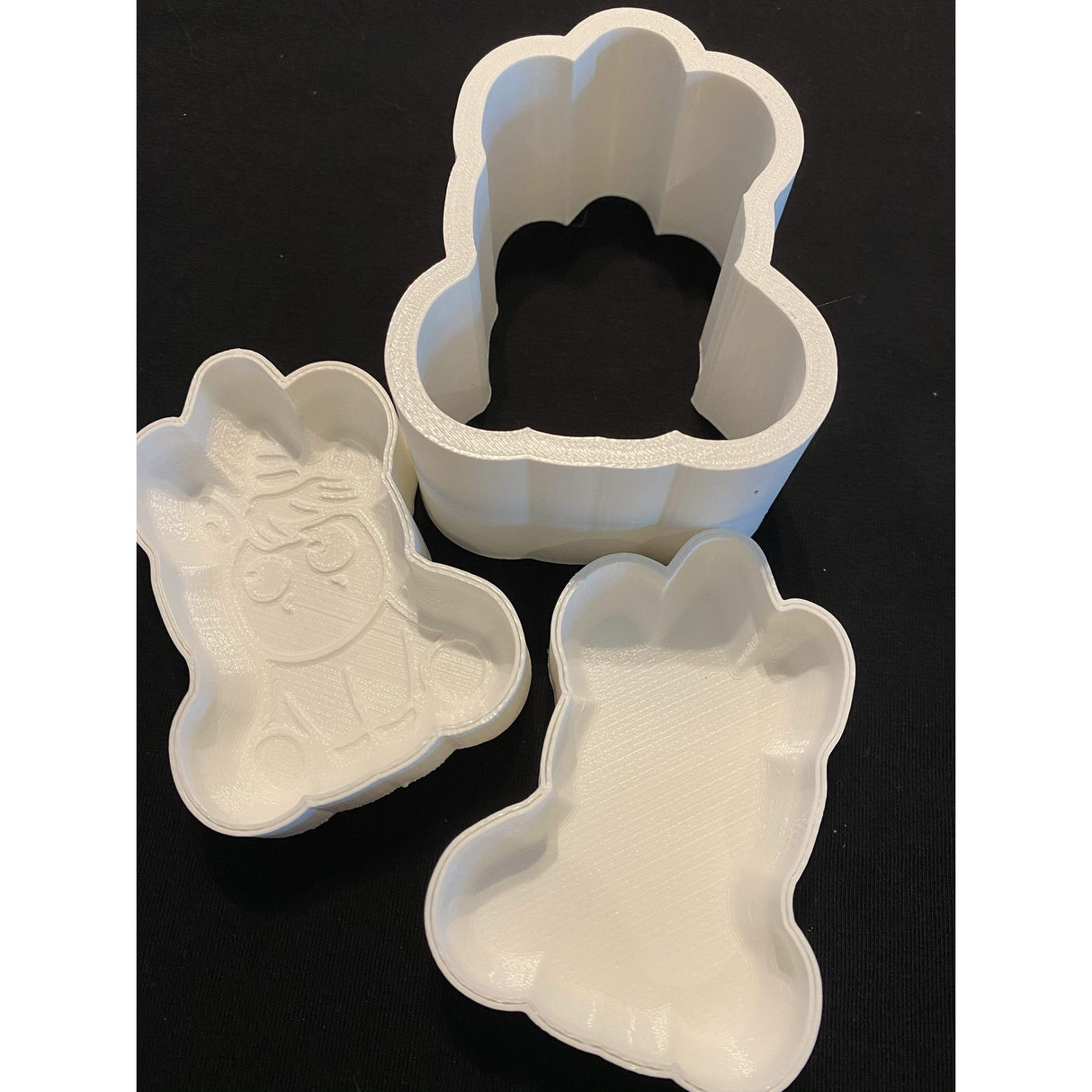 Unicorn Bath Bomb Mold 3 D Printed