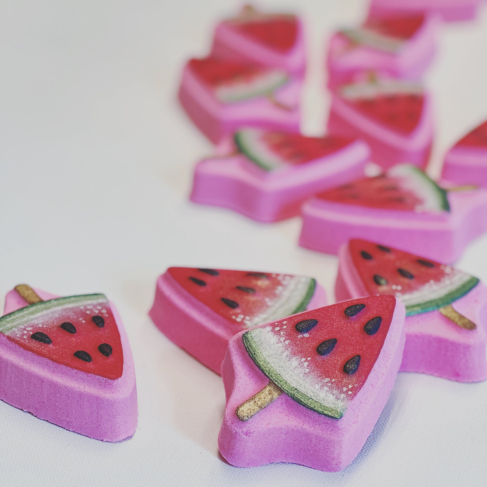 Watermelon Popsicle Slice Bath Bombs