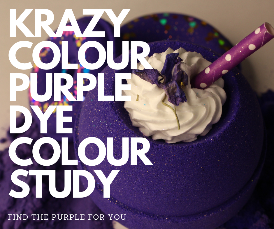 Purple Water Soluble Dye Study