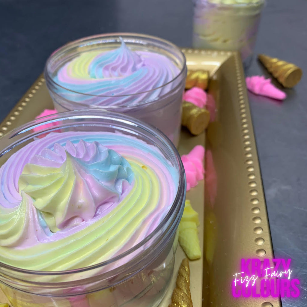 Multicoloured Fluffy Whipped Soap