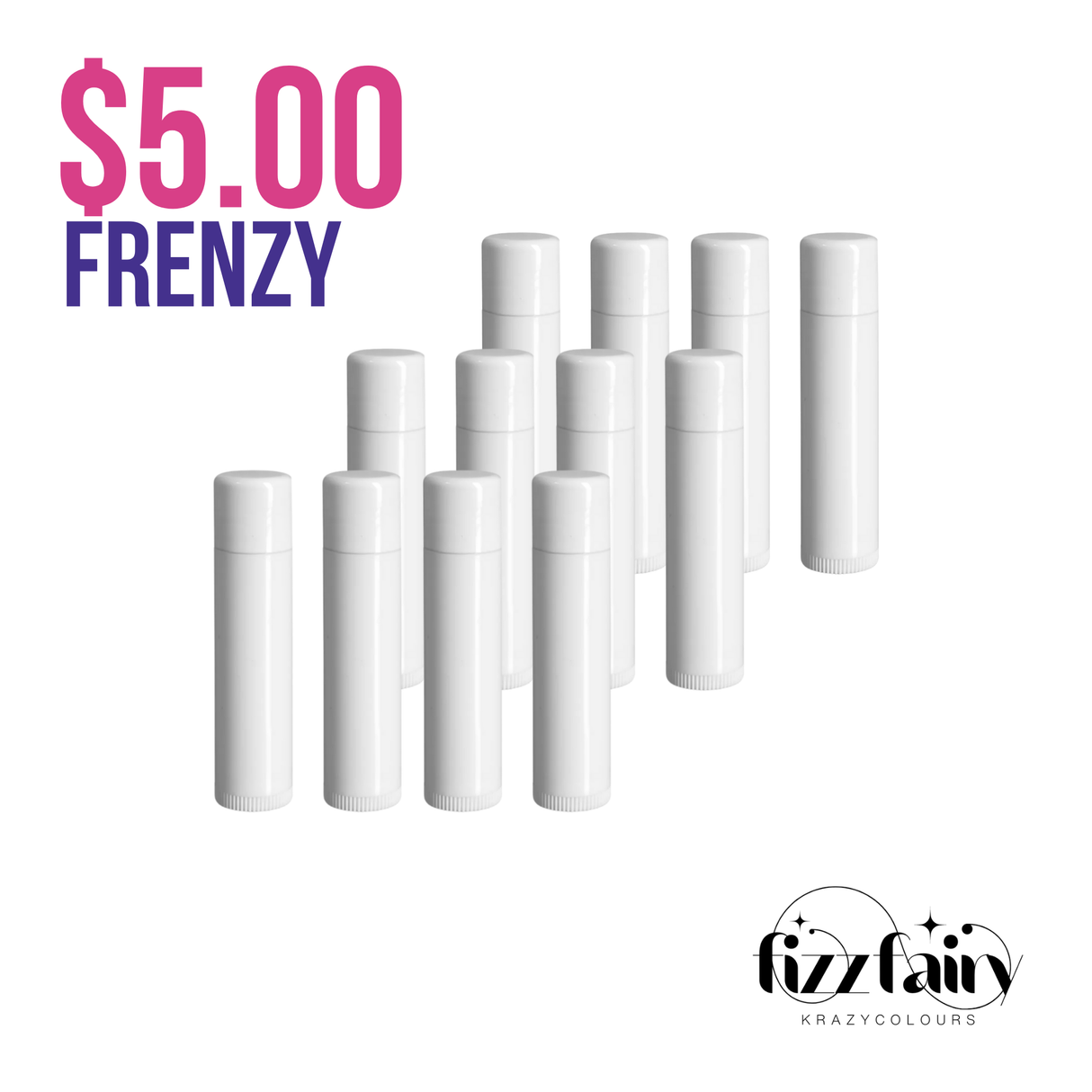 Round Lip Balm Tubes - Set of 12