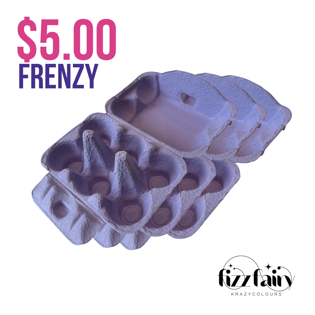 Easter Purple Egg Cartons - 3 Pack