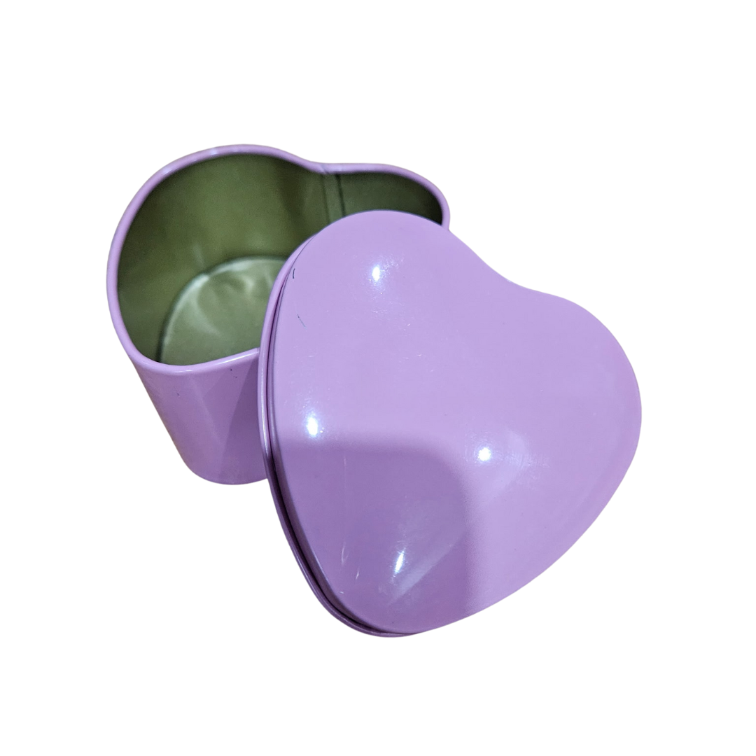 Heart Shaped Tins - Pink