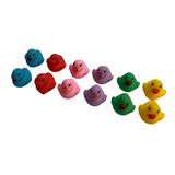 Toy Embeds - Set of 12 Miniature Rubber Ducks