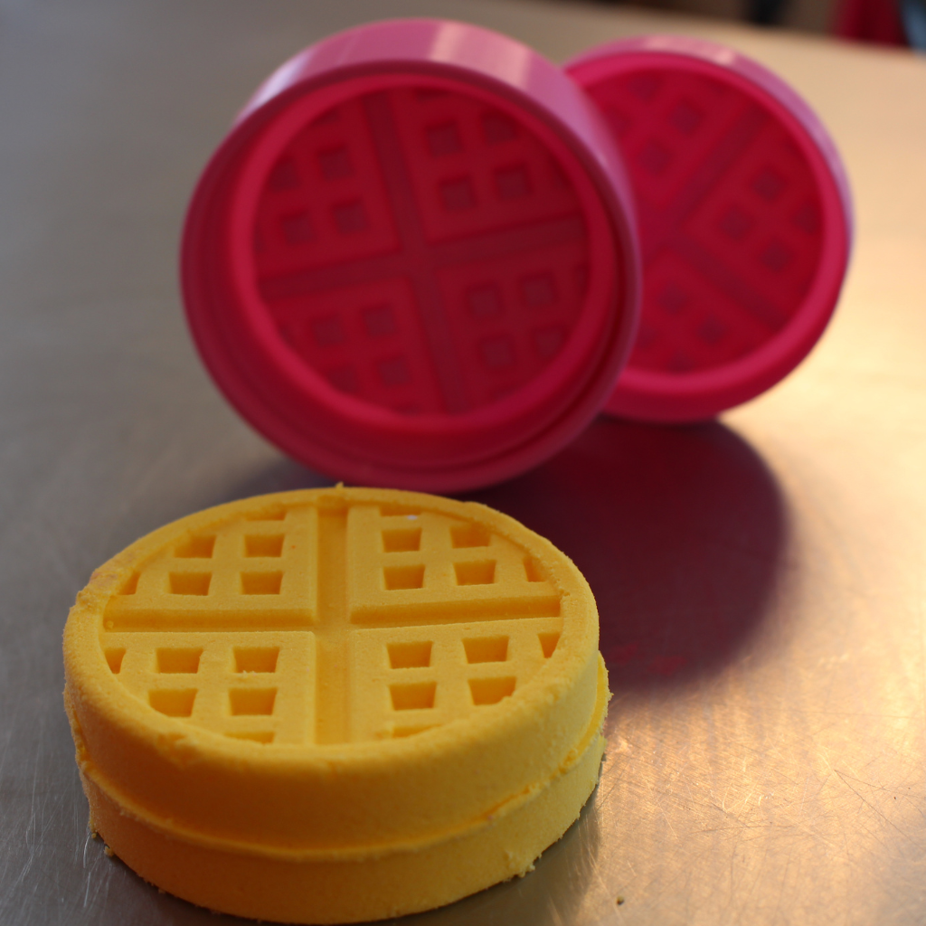 Round Waffle 3D Printed Mold