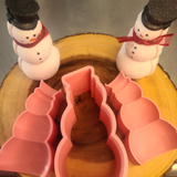 Snowman 3D Printed Mold