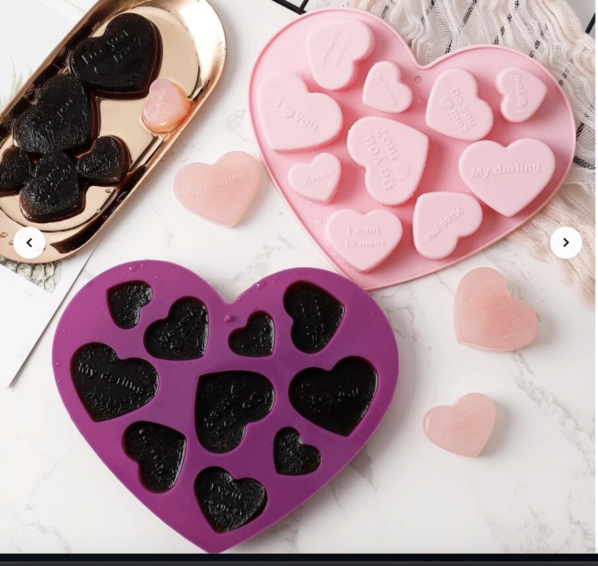 Large Silicone Converstaion Heart Mold