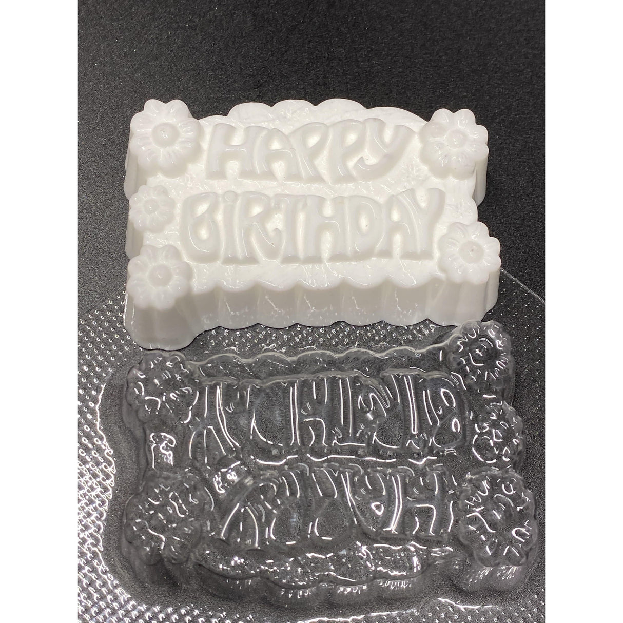 Happy Birthday Plastic Hand Mold