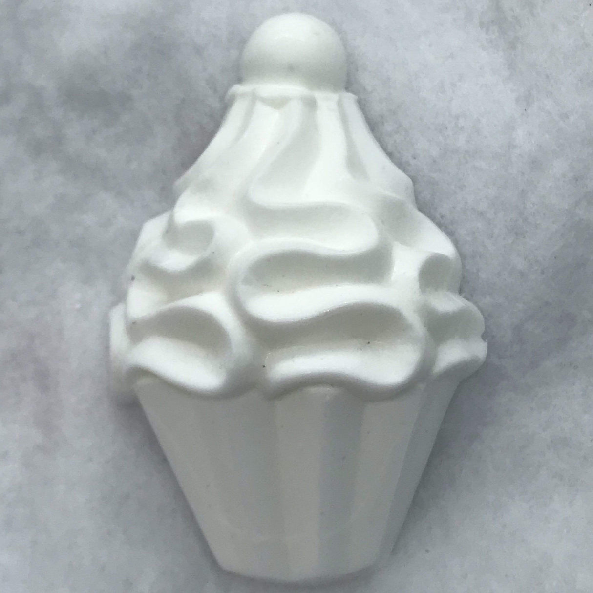 Cupcake With Cherry On Top Plastic Hand Mold