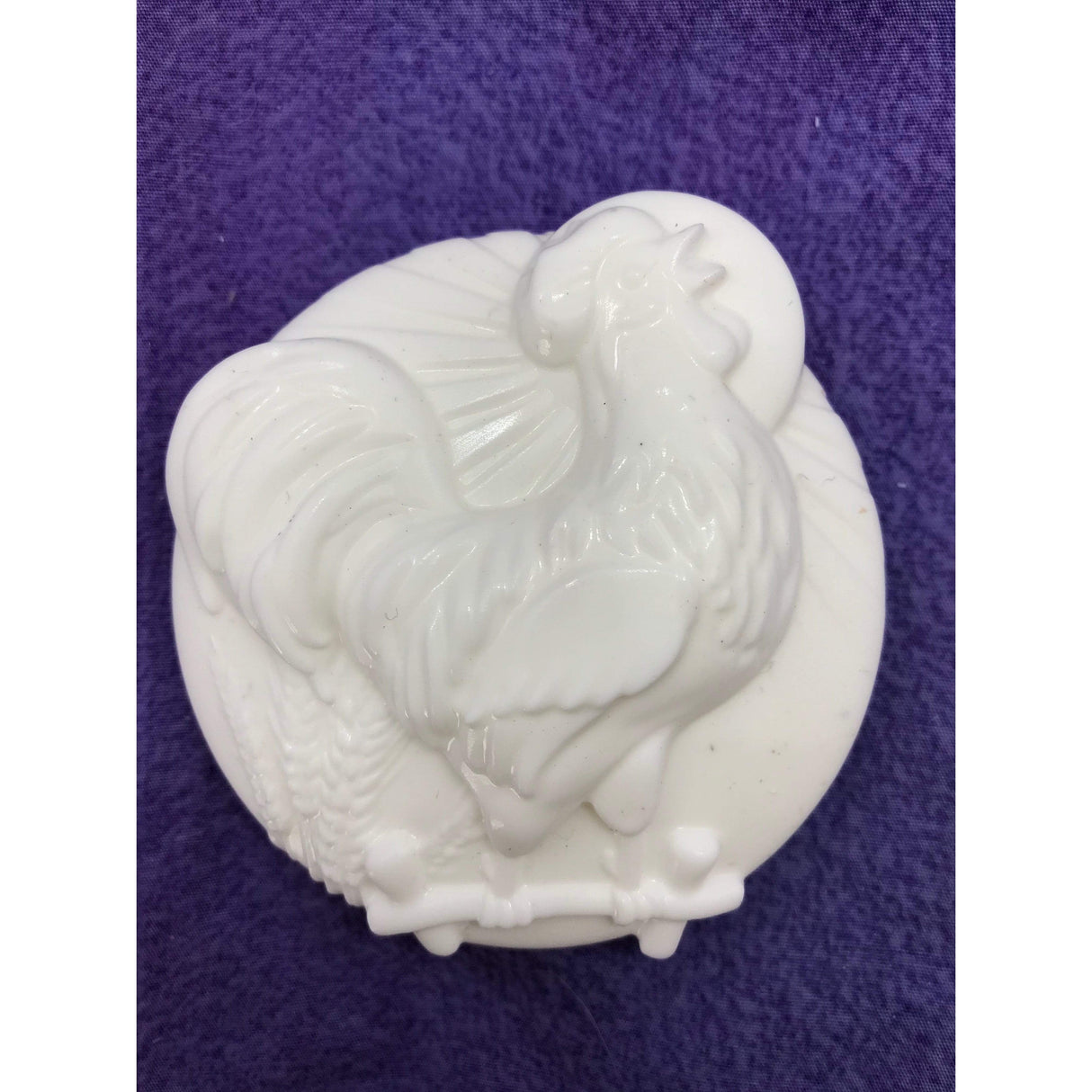 Rooster on a Fence Plastic Hand Mold