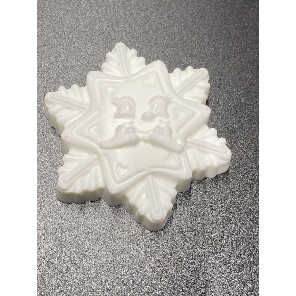 Smiling Snowflake Plastic Hand Mold