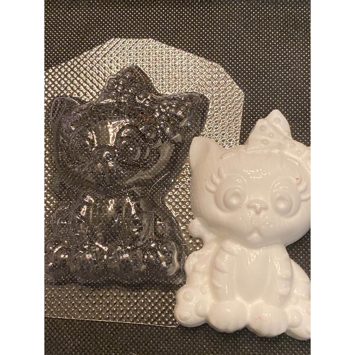 Cartoon Cat Plastic hand mold