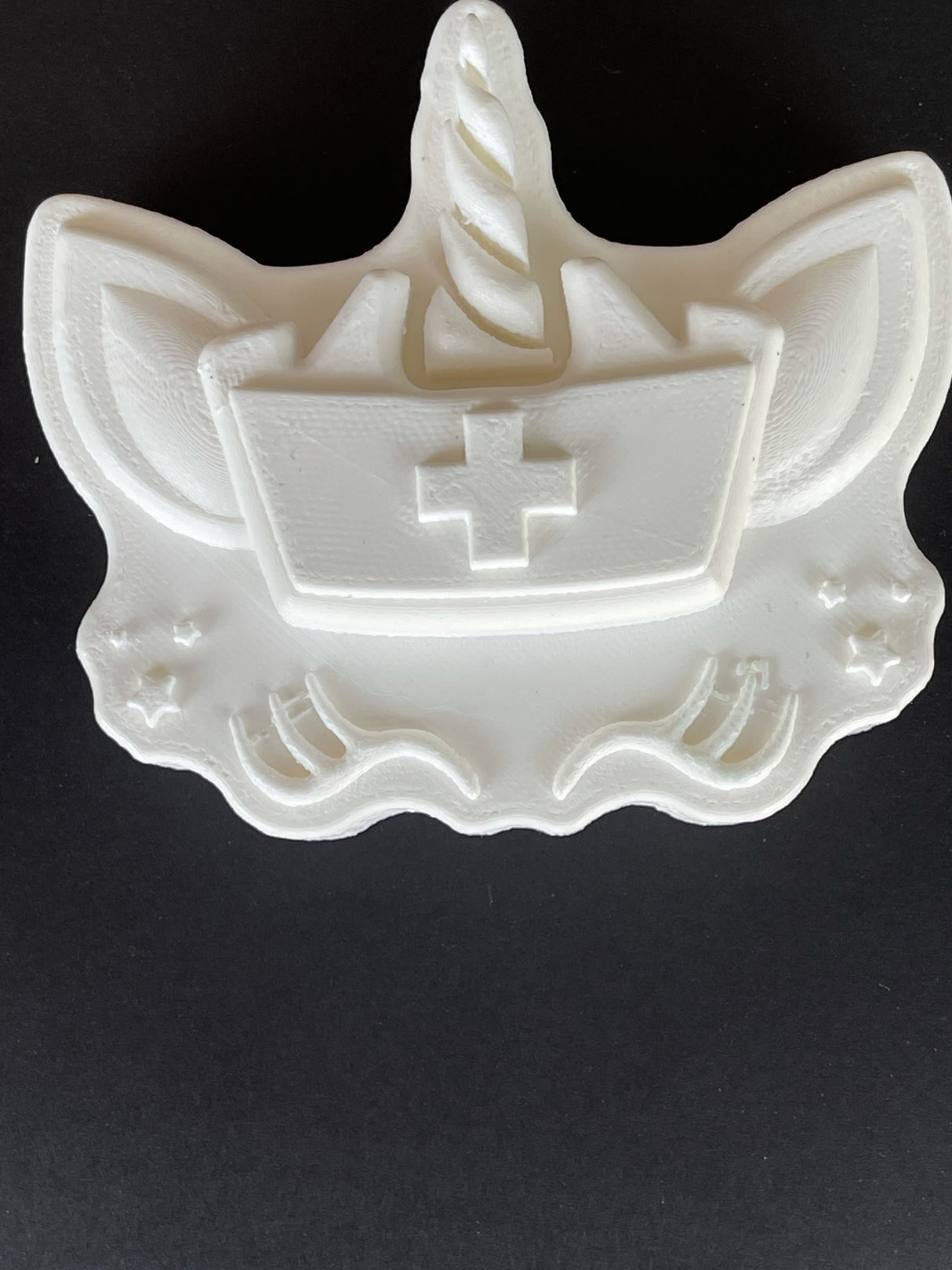 Nurse Unicorn Plastic Hand Mold