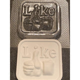 Facebook Like Plastic Hand Mold