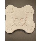 Skull and Cross Bones Plastic Hand Mold