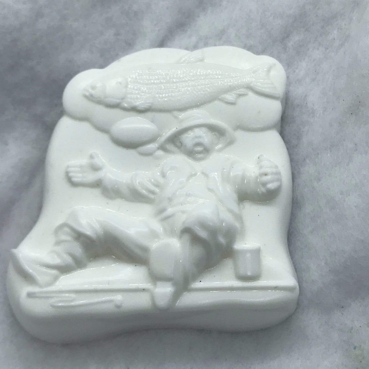 Bragging FishermanPlastic Hand Mold