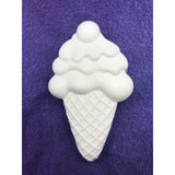 Ice Cream Cone with Cherry On Top Plastic Hand Mold