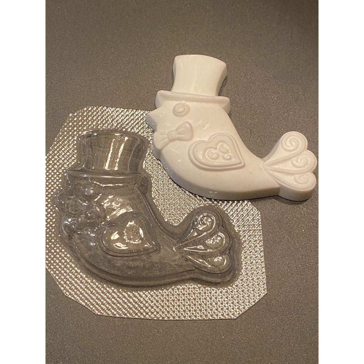 Lovebird Groom Plastic Hand Mold