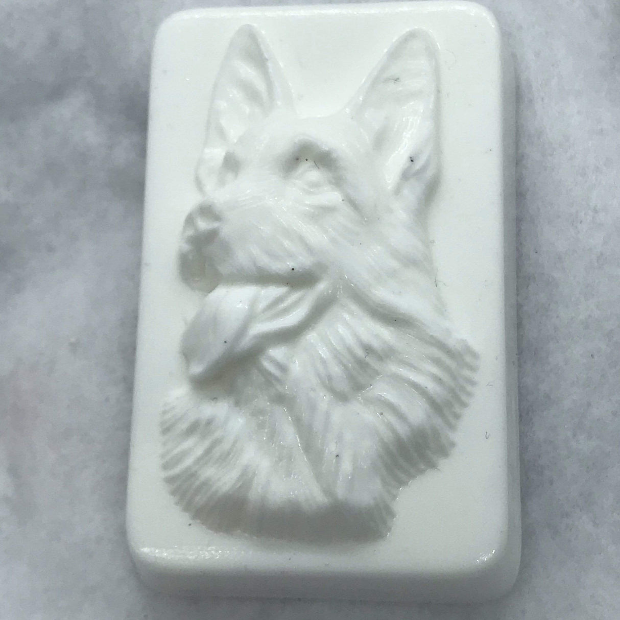 German Shepherd Plastic Hand Mold