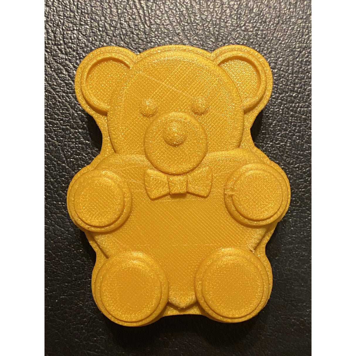 Teddy Bear with Heart Plastic Hand Mold