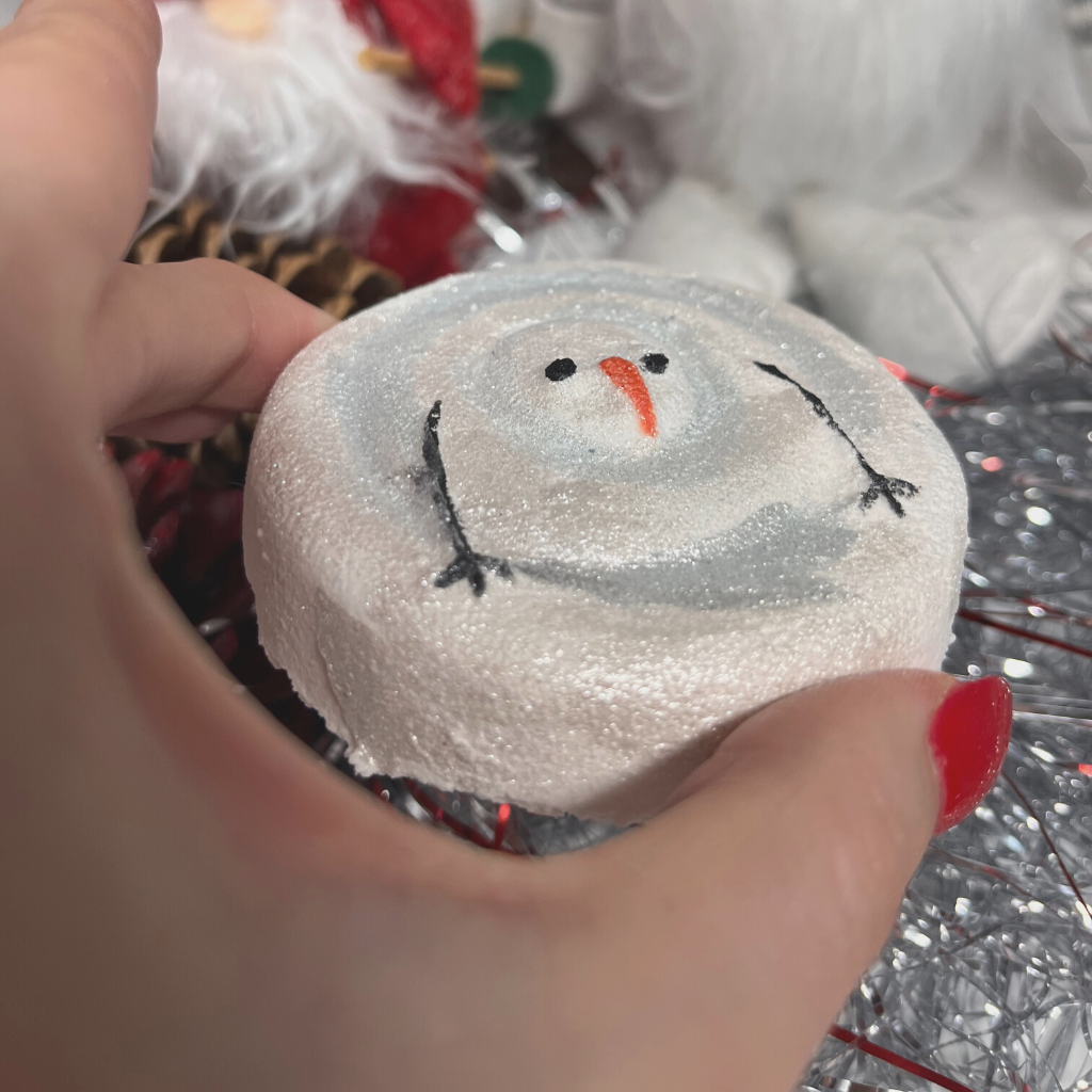 Melting Snowman Plastic Hand Mold