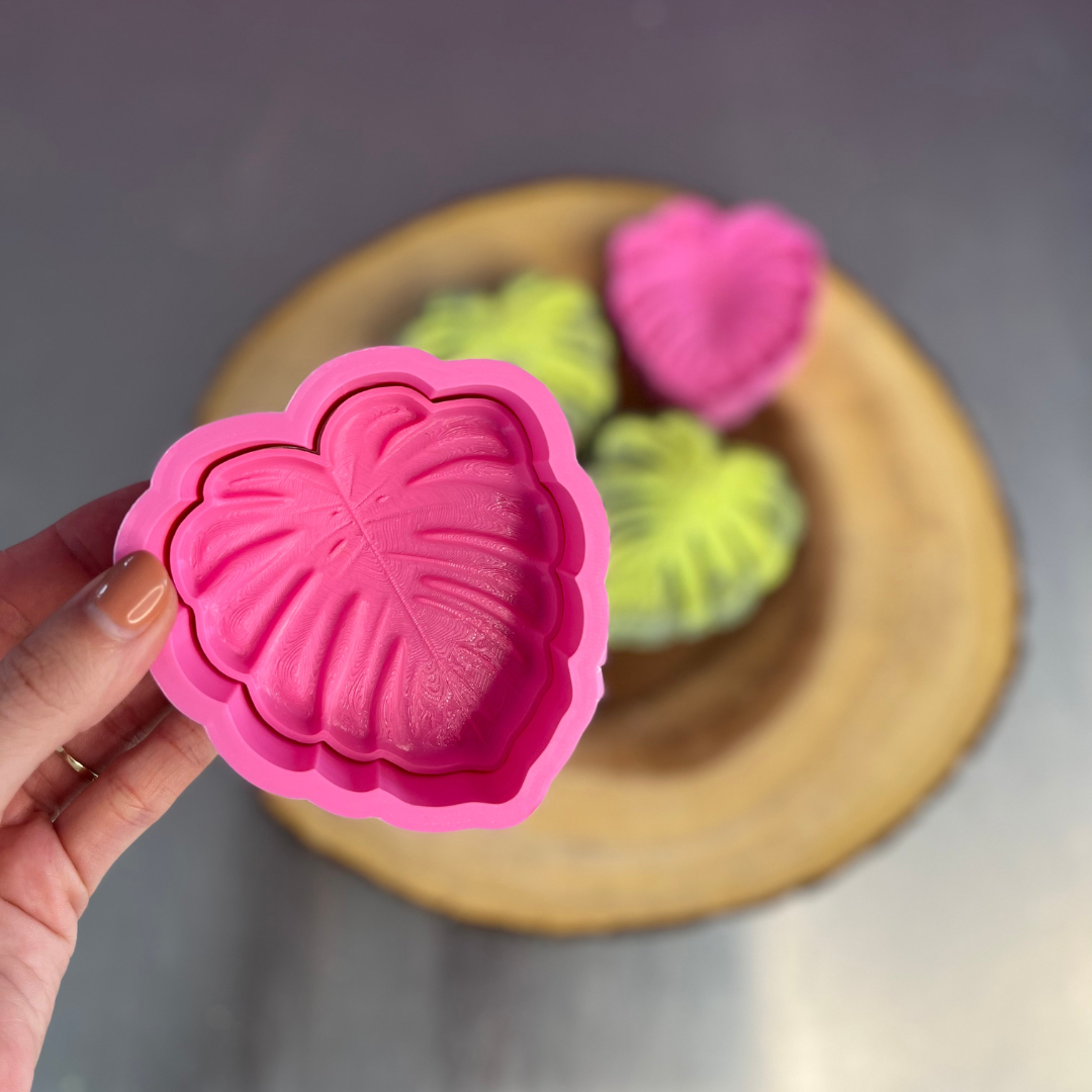 Monstera Leaf 3D Printed Mold – Fizz Fairy Krazycolours Inc