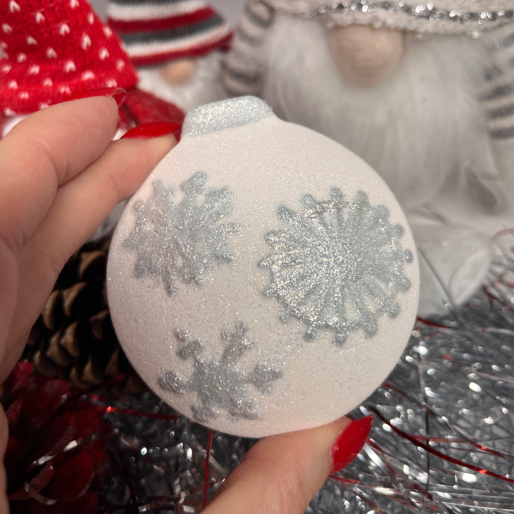 Christmas Balls Ornaments Plastic Hand molds Trio