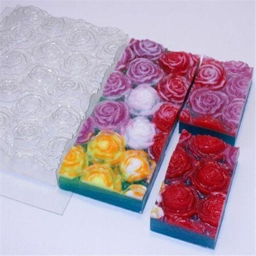 Large Rose Plastic Hand Mold