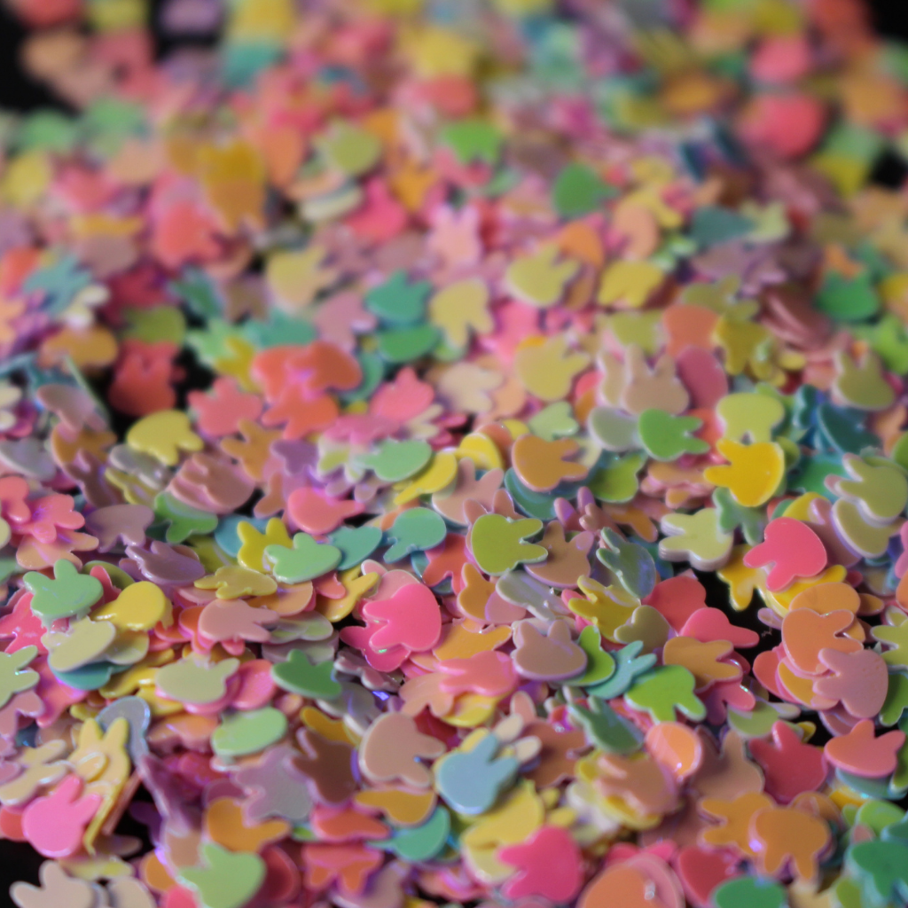 Bunny Spring Confetti Craft Glitter