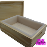 Silicone Soap Mold with Wooden Box and Lid